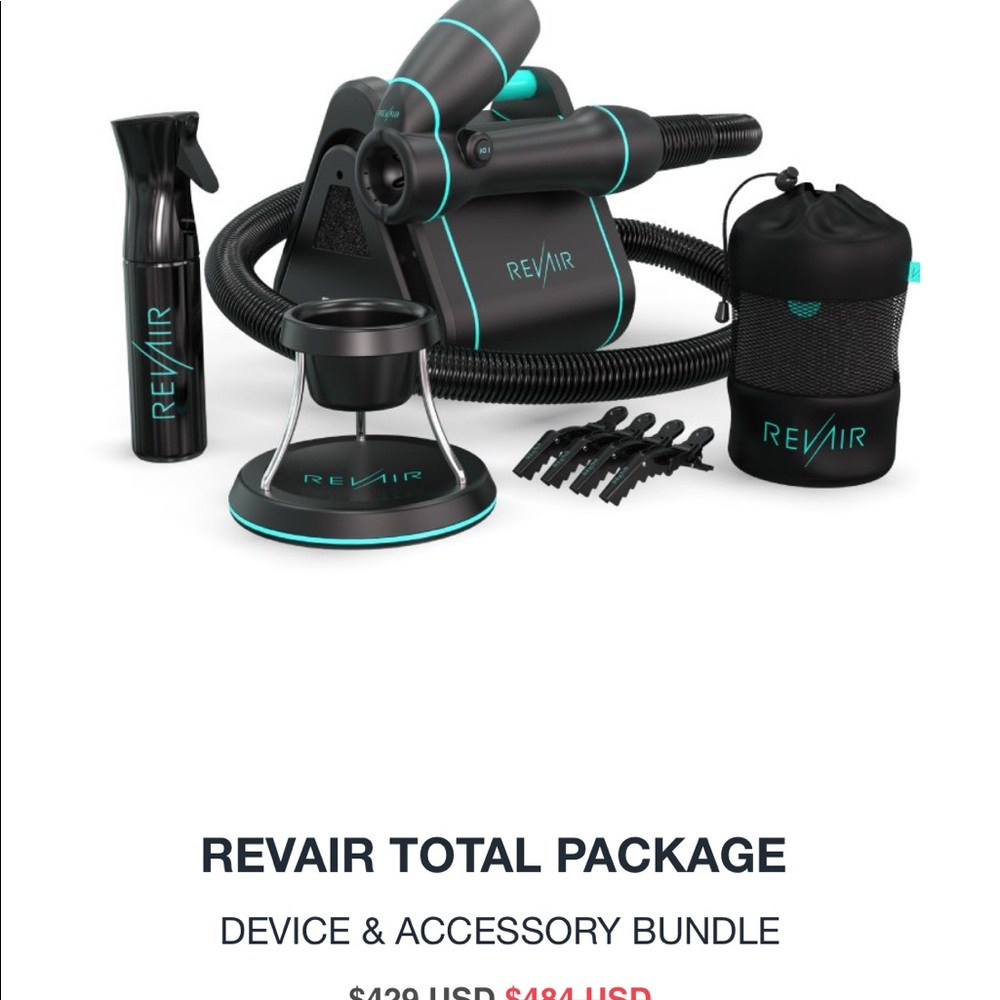 Rev Air hair drying system